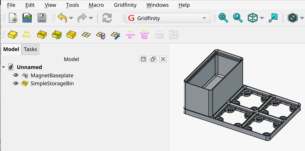 Gridfinity in FreeCAD