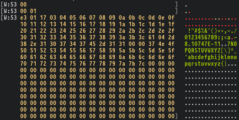 i2c traffic showing the bug