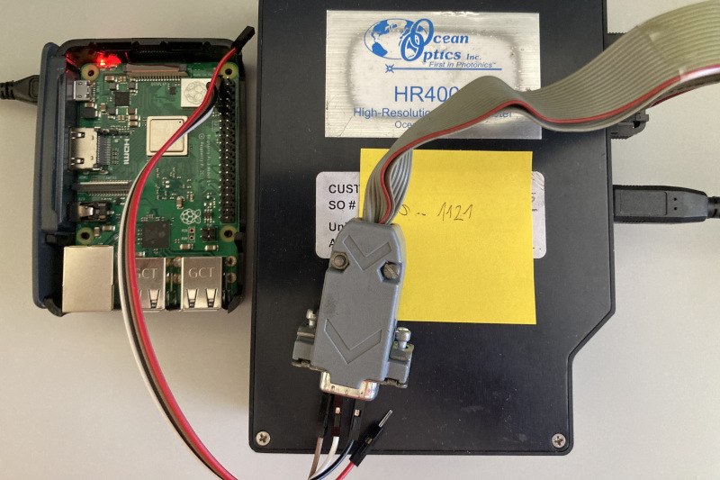 Unbricking HR4000 with a Raspberry Pi