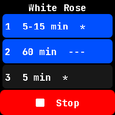 whiterose timer running